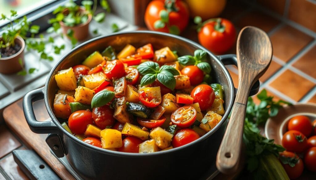 Italian-inspired vegetable dishes