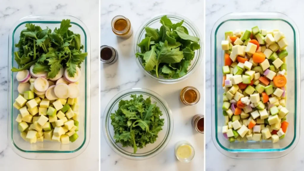 Vegetarian Salad Lunch