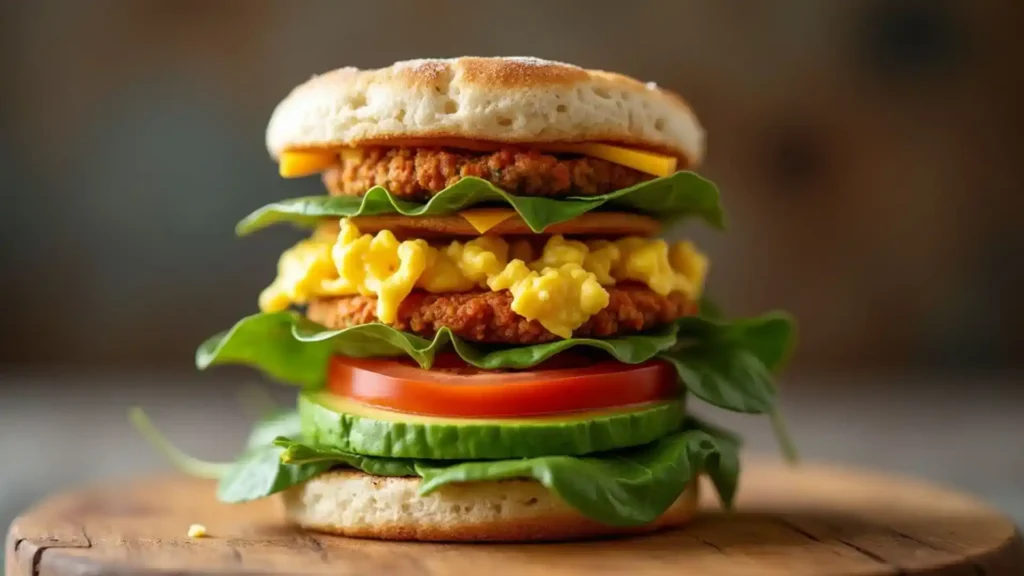 What is a Vegetarian Breakfast Sandwich